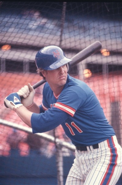 1983 New York Mets TUCKER ASHFORD Original 35mm Slide Transparency