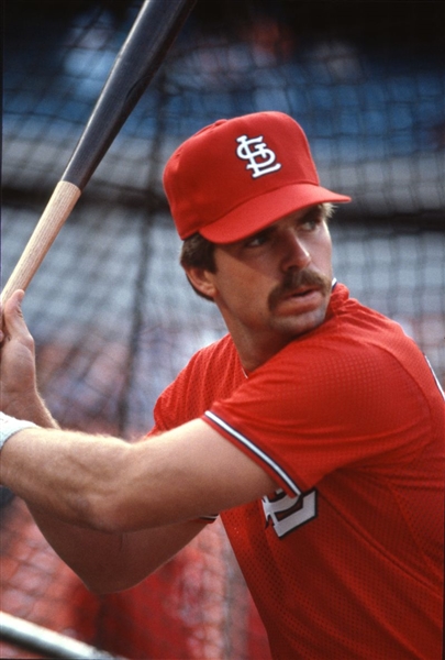 1980s St. Louis Cardinals STEVE LAKE Original 35mm Slide Transparency