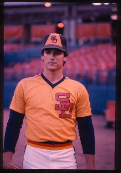 1983 San Diego Padres DAVE DRAVECKY Original 35mm Slide Transparency