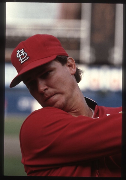 1980s St. Louis Cardinals TOM HERR Original 35mm Slide Transparency