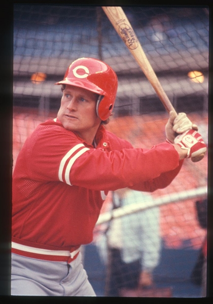 1983 Cincinnati Reds PAUL HOUSEHOLDER Original 35mm Slide Transparency