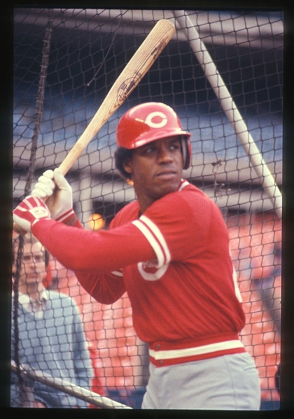 1983 Cincinnati Reds CESAR CEDENO Original 35mm Slide Transparency