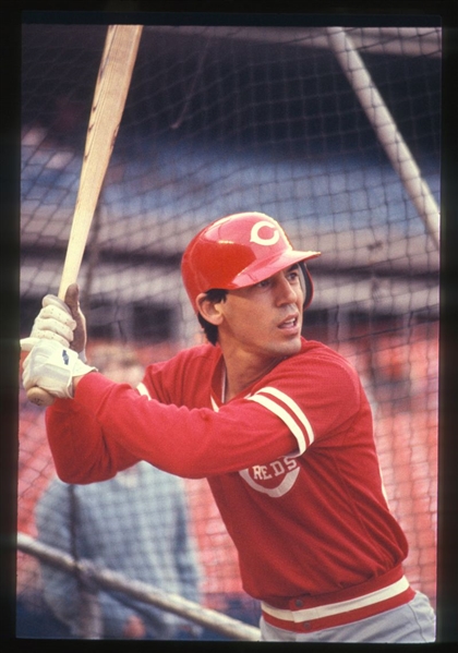 1983 Cincinnati Reds ALEX TREVINO Original 35mm Slide Transparency
