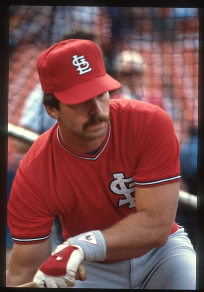 1980s St. Louis Cardinals STEVE LAKE Original 35mm Slide Transparency