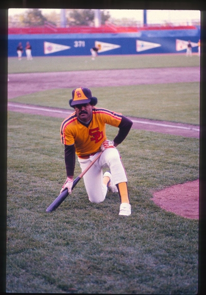 1983 San Diego Padres MARIO RAMIREZ Original 35mm Slide Transparency