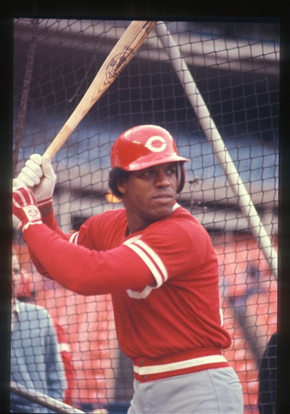 1983 Cincinnati Reds CESAR CEDENO Original 35mm Slide Transparency
