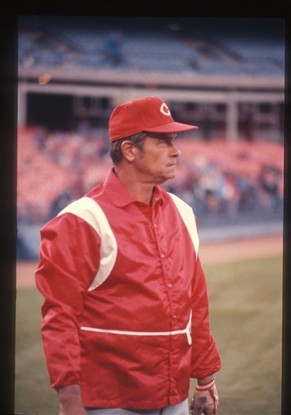 1983 Cincinnati Reds RON PLAZA Coach Original 35mm Slide Transparency