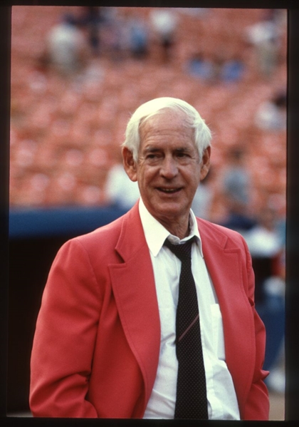 1980s St. Louis Cardinals JACK BUCK Broadcaster Original 35mm Slide Transparency