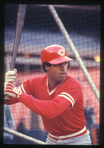 1983 Cincinnati Reds RAFAEL LANDESTOY Original 35mm Slide Transparency