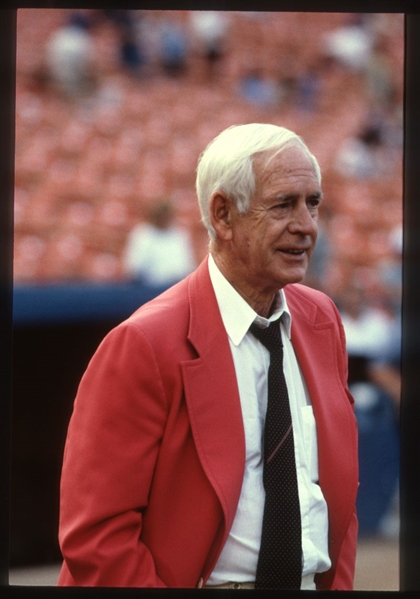 1980s St. Louis Cardinals JACK BUCK Broadcaster Original 35mm Slide Transparency