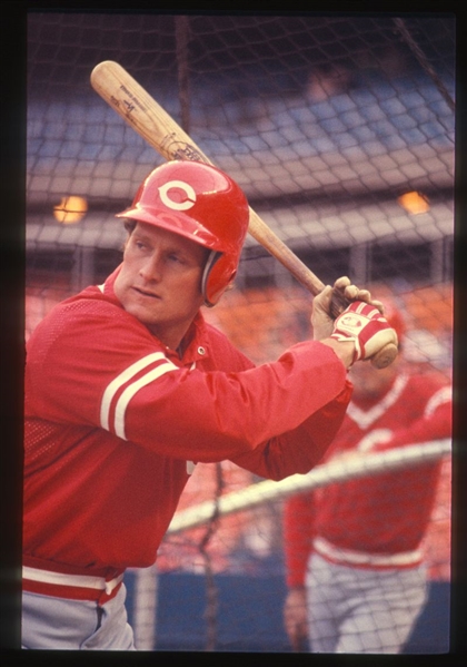 1983 Cincinnati Reds PAUL HOUSEHOLDER Original 35mm Slide Transparency
