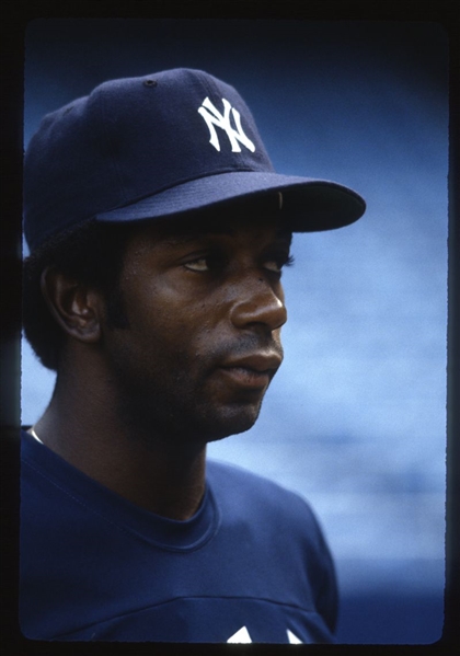 1982 New York Yankees MIKE PATTERSON Original 35mm Slide Transparency