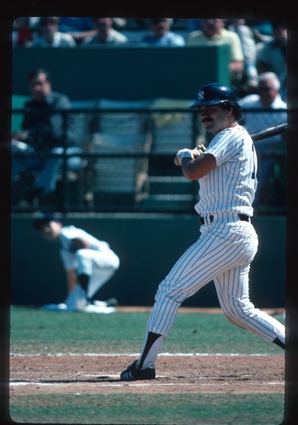 1984 New York Yankees RICK CERONE Original 35mm Slide Transparency