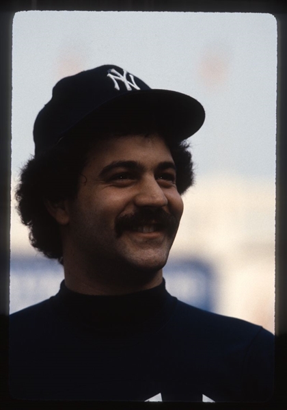 1982 New York Yankees RICK CERONE Original 35mm Slide Transparency