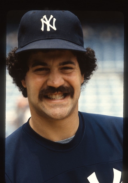1982 New York Yankees RICK CERONE Original 35mm Slide Transparency