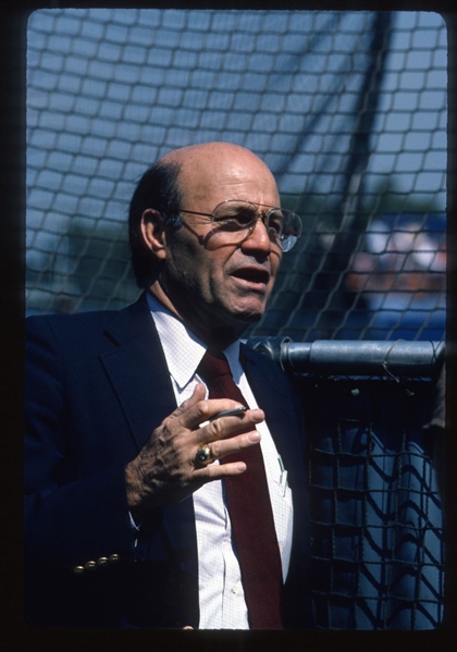1986 JOE GARAGIOLA Broadcaster Original 35mm Slide Transparency Cardinals