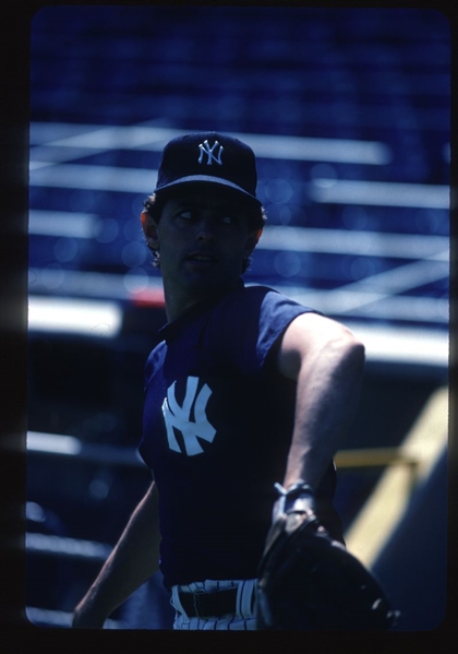 1982 New York Yankees ROY SMALLEY JR Original 35mm Slide Transparency