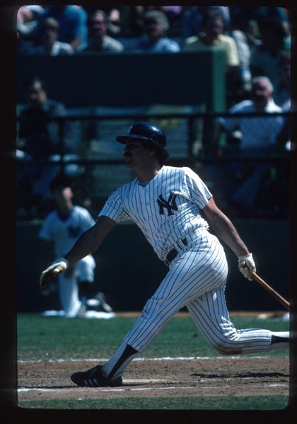 1984 New York Yankees RICK CERONE Original 35mm Slide Transparency