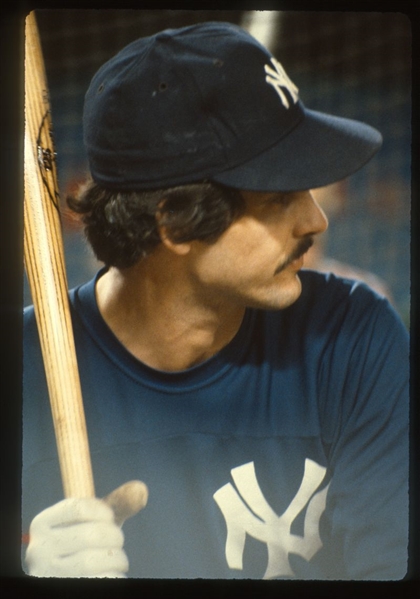 1981 New York Yankees RON GUIDRY Original 35mm Slide Transparency