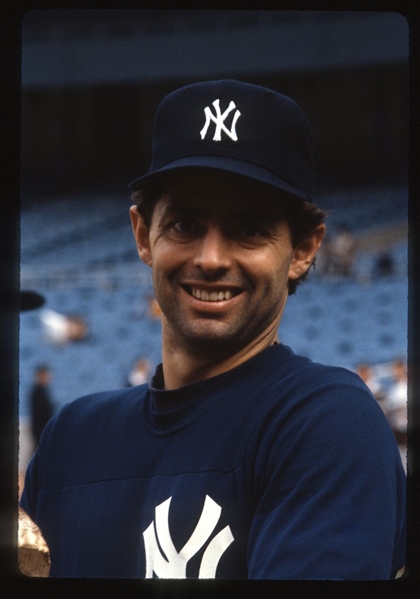 1982 New York Yankees ROY SMALLEY JR Original 35mm Slide Transparency