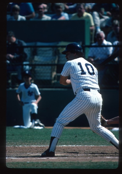 1984 New York Yankees RICK CERONE Original 35mm Slide Transparency