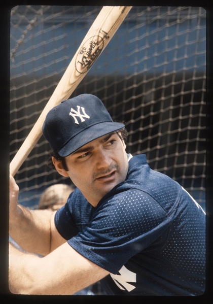 1983 New York Yankees STEVE BALBONI Original 35mm Slide Transparency