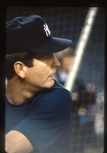 1981 New York Yankees UNIDENTIFIED PLAYER Original 35mm Slide Transparency