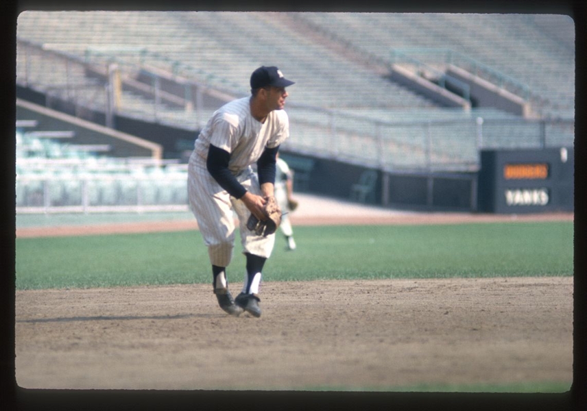 1963 World Series BILL STAFFORD NY Yankees Original 35mm Slide Transparency