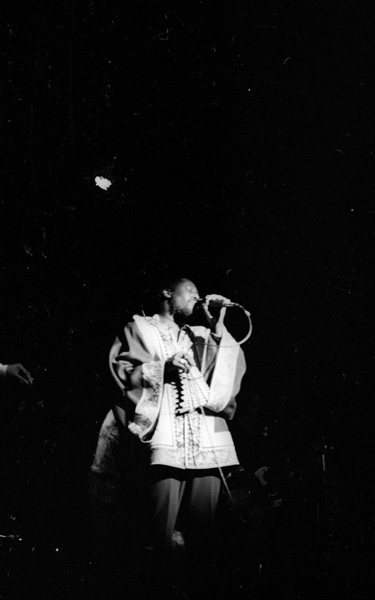 Strip of (5) 1960s LEON THOMAS Original 35mm Photo Negatives JAZZ SINGER bn