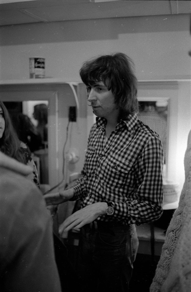 Strip of (4) 1970s AL STEWART Candid Original 35mm Photo Negatives bn