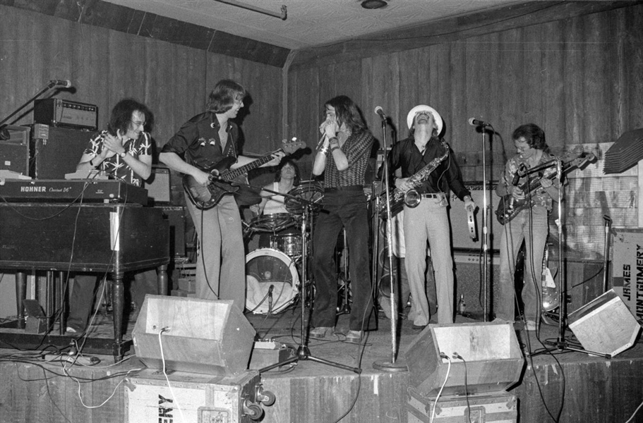 1970s THE JAMES MONTGOMERY BAND Original 35mm Photo Negative BLUES BAND bn
