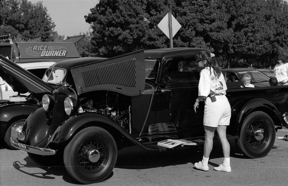 Lot of (6) 1990s CLASSIC CAR & MOTORCYCLE SHOW Original 35mm Photo Negatives bn