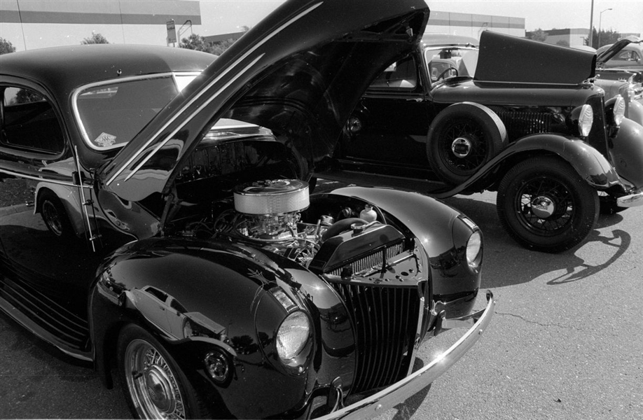 Lot of (6) 1990s CLASSIC CAR & MOTORCYCLE SHOW Original 35mm Photo Negatives bn