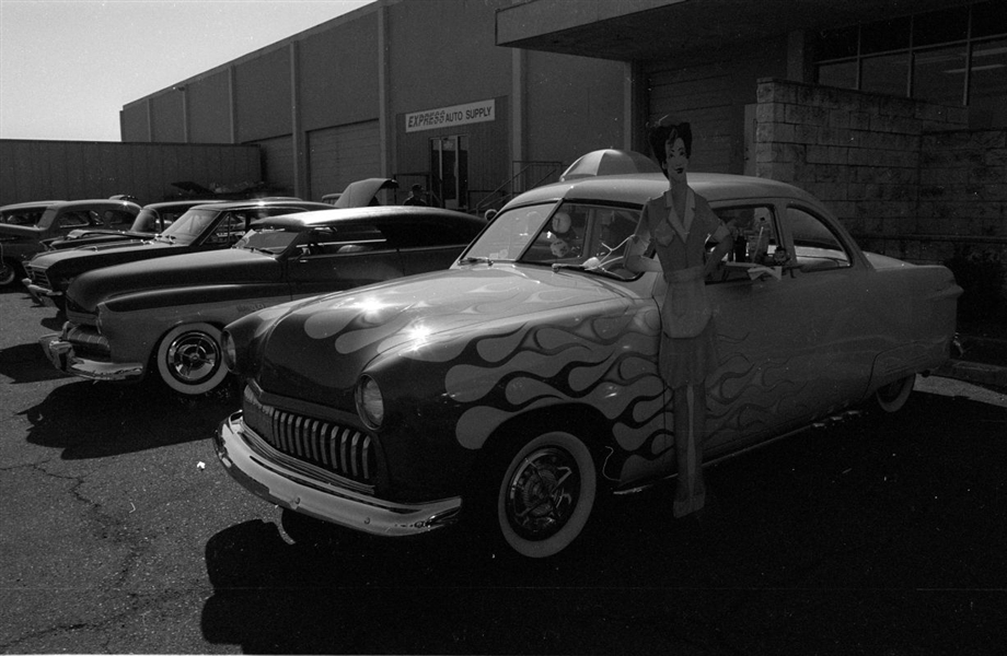 Lot of (6) 1990s CLASSIC CAR & MOTORCYCLE SHOW Original 35mm Photo Negatives bn