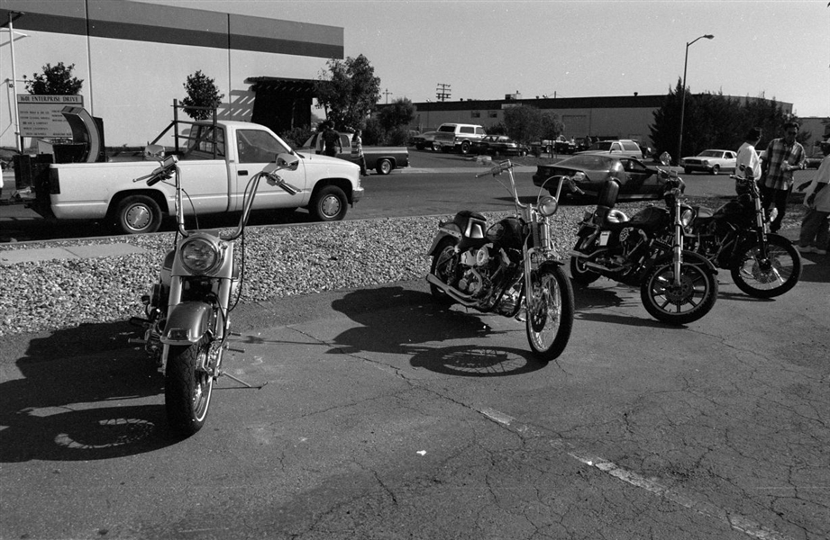 Lot of (6) 1990s CLASSIC CAR & MOTORCYCLE SHOW Original 35mm Photo Negatives bn