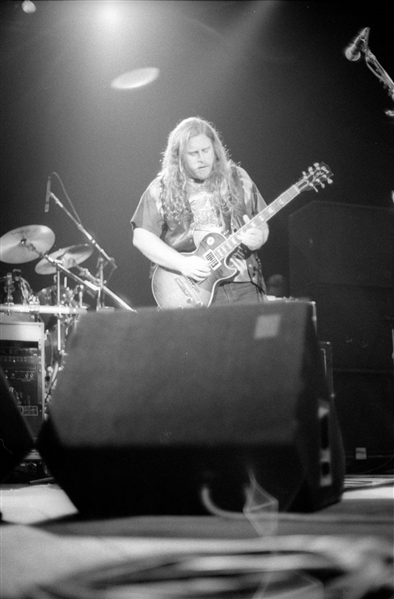1990s THE ALLMAN BROTHERS - WARREN HAYNES Original 35mm Photo Negative bn