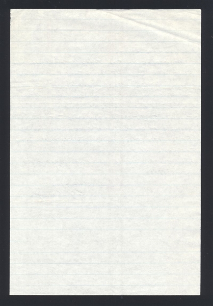 JIM LAMARQUE SIGNED Handwritten Letter (d.2000) Negro Leagues KC Monarchs Lefty
