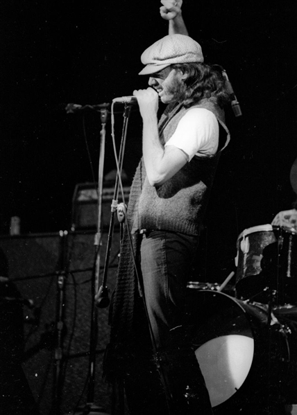 Strip of (4) 1970s UNIDENTIFIED BAND Original 35mm Photo Negatives bn
