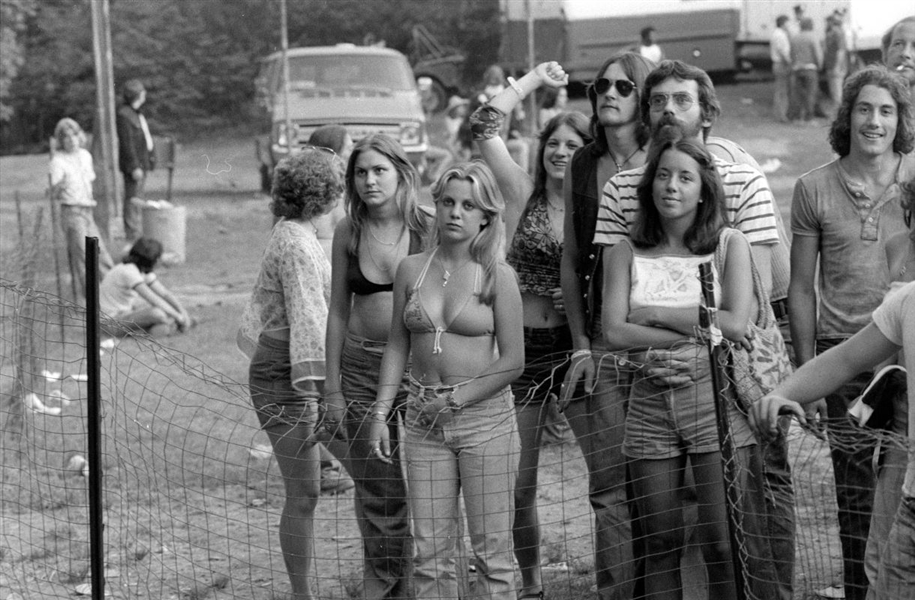 Strip of (6) 1970s JAMES COTTON & BUSTY HIPPIES Original 35mm Photo Negatives bn