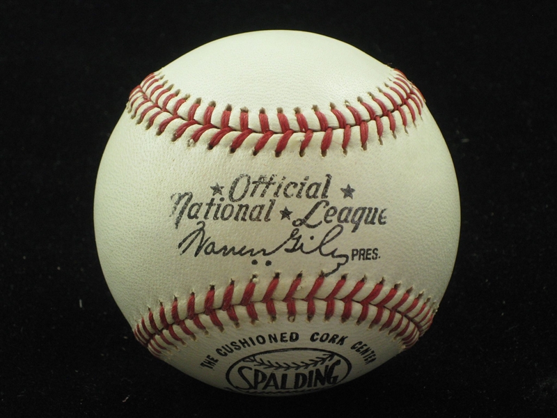 Official National League Warren Giles Baseball NEW IN BOX Rare Canadian Stamping