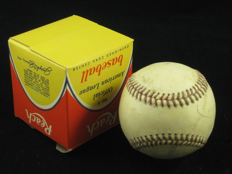 1960-69 Official American League Baseball (Joseph Cronin) Game Used
