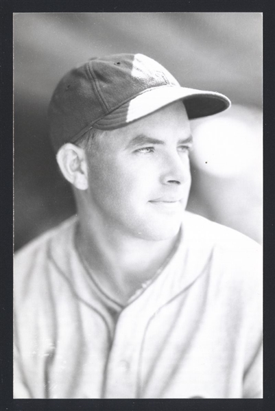 OSCAR ROETTGER Real Photo Postcard RPPC 1932 Athletics George Burke 