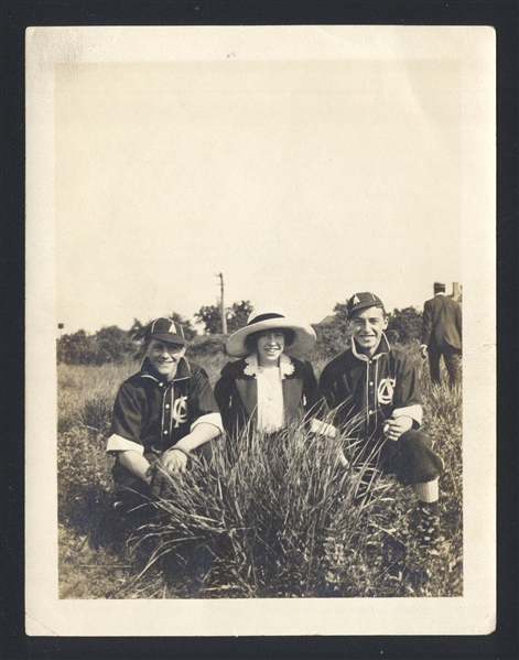 Early 1900s UNIDENTIFIED BASEBALL PLAYERS Original Photo
