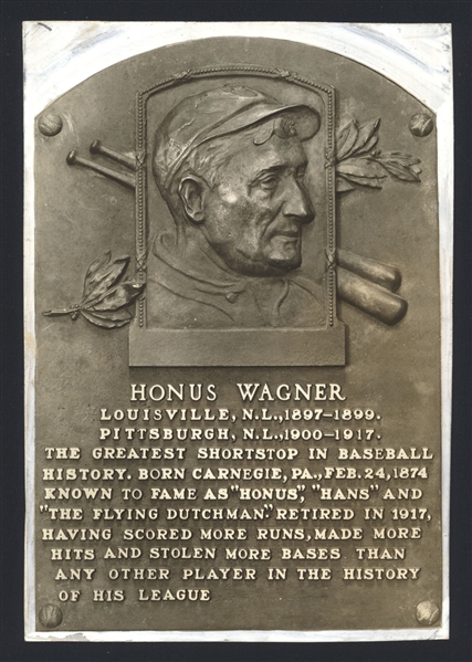 1950s Pittsburgh Pirates HONUS WAGNER HOF Plaque Original Photo HOF