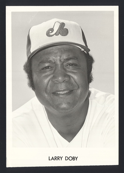 1976 Montreal Expos LARRY DOBY Original Photo HOF