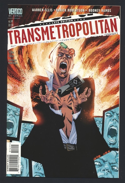 Transmetropolitan #14 VF 1998 DC (Vertigo) Year of the Bastard p2 Comic Book