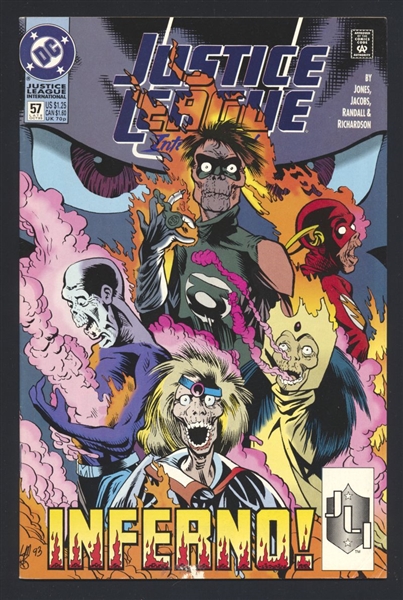 Justice League International #57 VF 1993 DC Comic Book