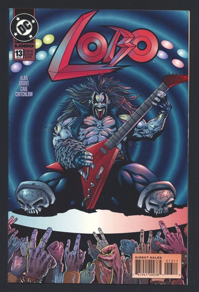 Lobo #13 VF/NM 1995 DC Guitar Cover Comic Book