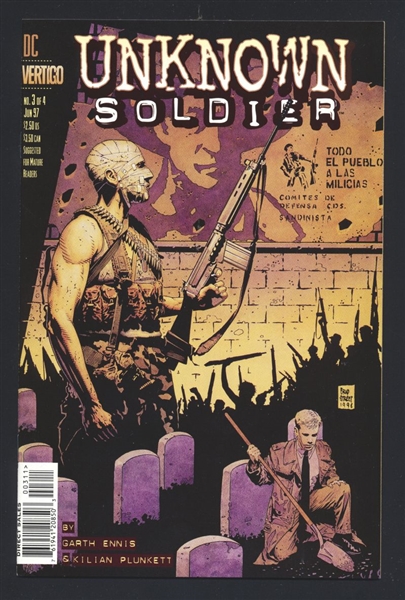 Unknown Soldier (V3) #3 NM 1997 DC (Vertigo) Garth Ennis Comic Book
