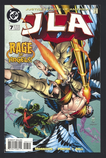 JLA #7 FN 1997 DC Grant Morrison Comic Book